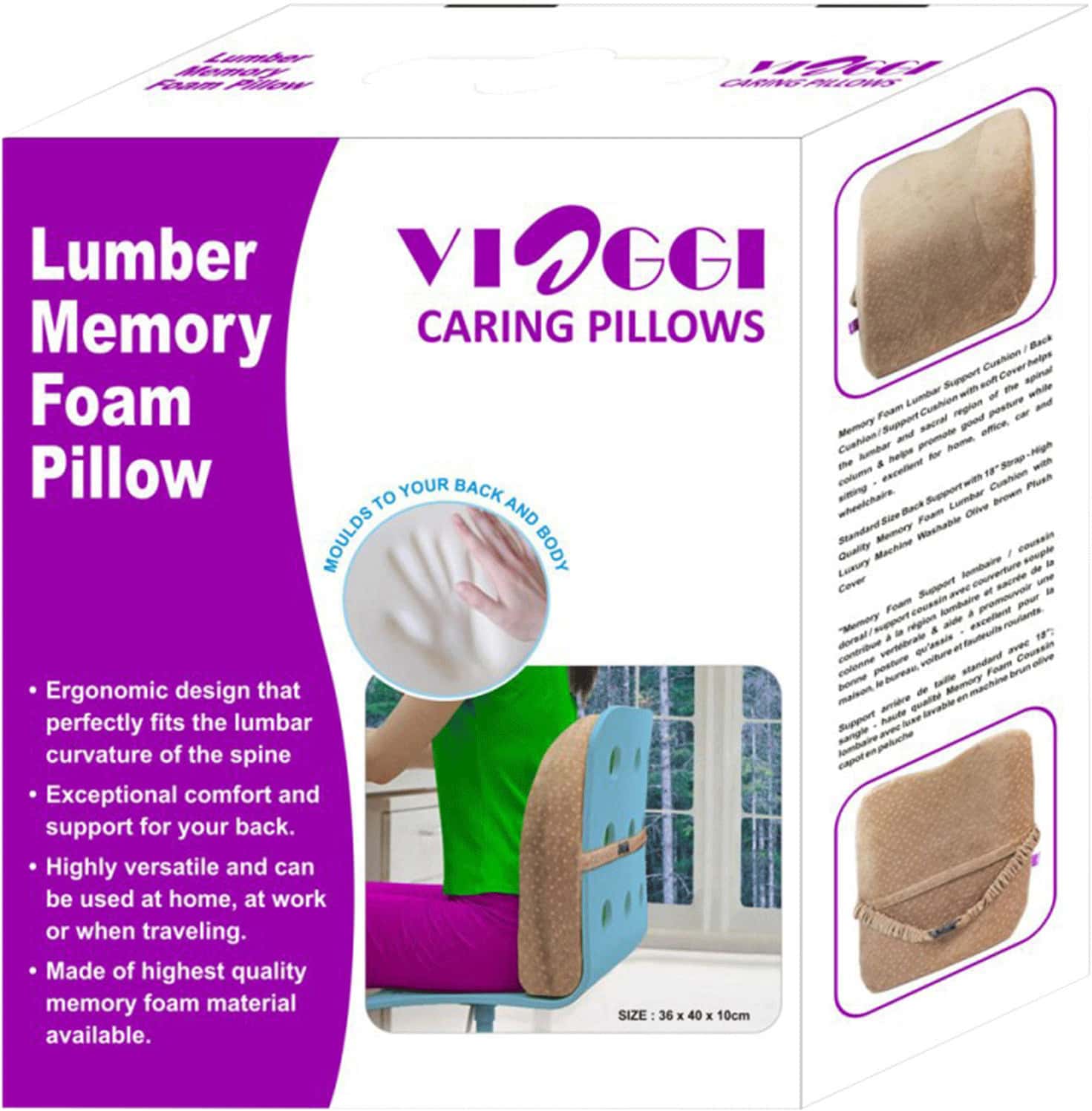 Buy PHARMEASY SMART MEMORY FOAM BACK SUPPORT MESH FABRIC Online & Get