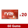 Ryze Nicotine Gums | Fruit Blast | 2Mg | Helps Quit Smoking & Tobacco | 3 Count | Pack Of 20