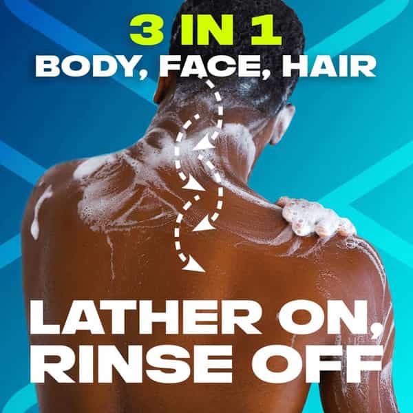 Axe Apollo 3 In 1 Body | Face & Hair Wash For Men | Long-Lasting Fragrance | 250Ml