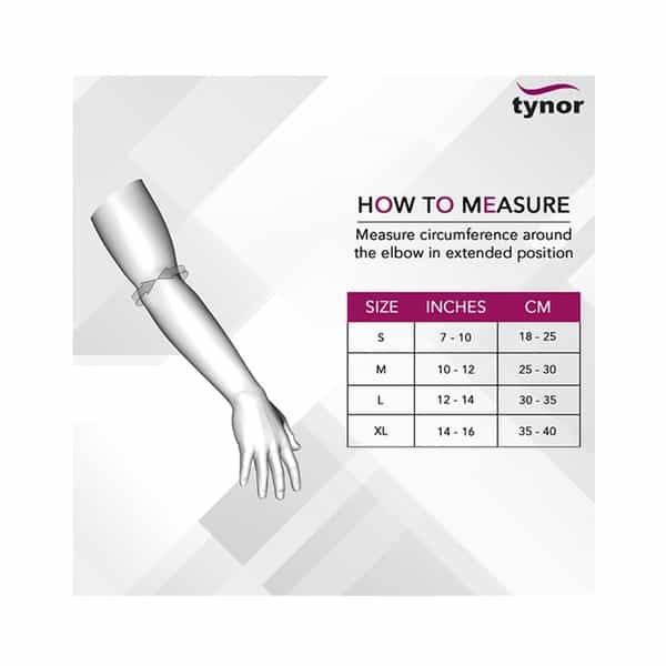 Tynor E 10 Tennis Elbow Support Size Large