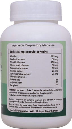 Ayur Champ - Pack Of 4 -Calci Plus | Bone Health | Herbal Supplement | 60 Capsules