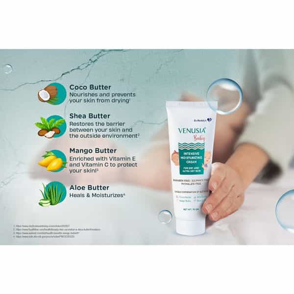 Venusia Baby Intensive Moisturizing Cream | 75 Gm | Pack Of 6