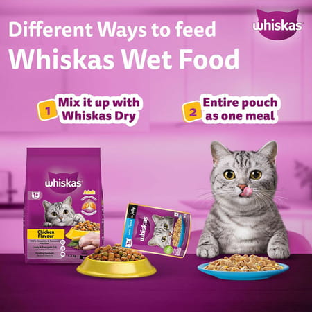 Whiskas Adult (1+ Years)) Wet Cat Food | Tuna In Jelly | 80 G (Pack Of 56)