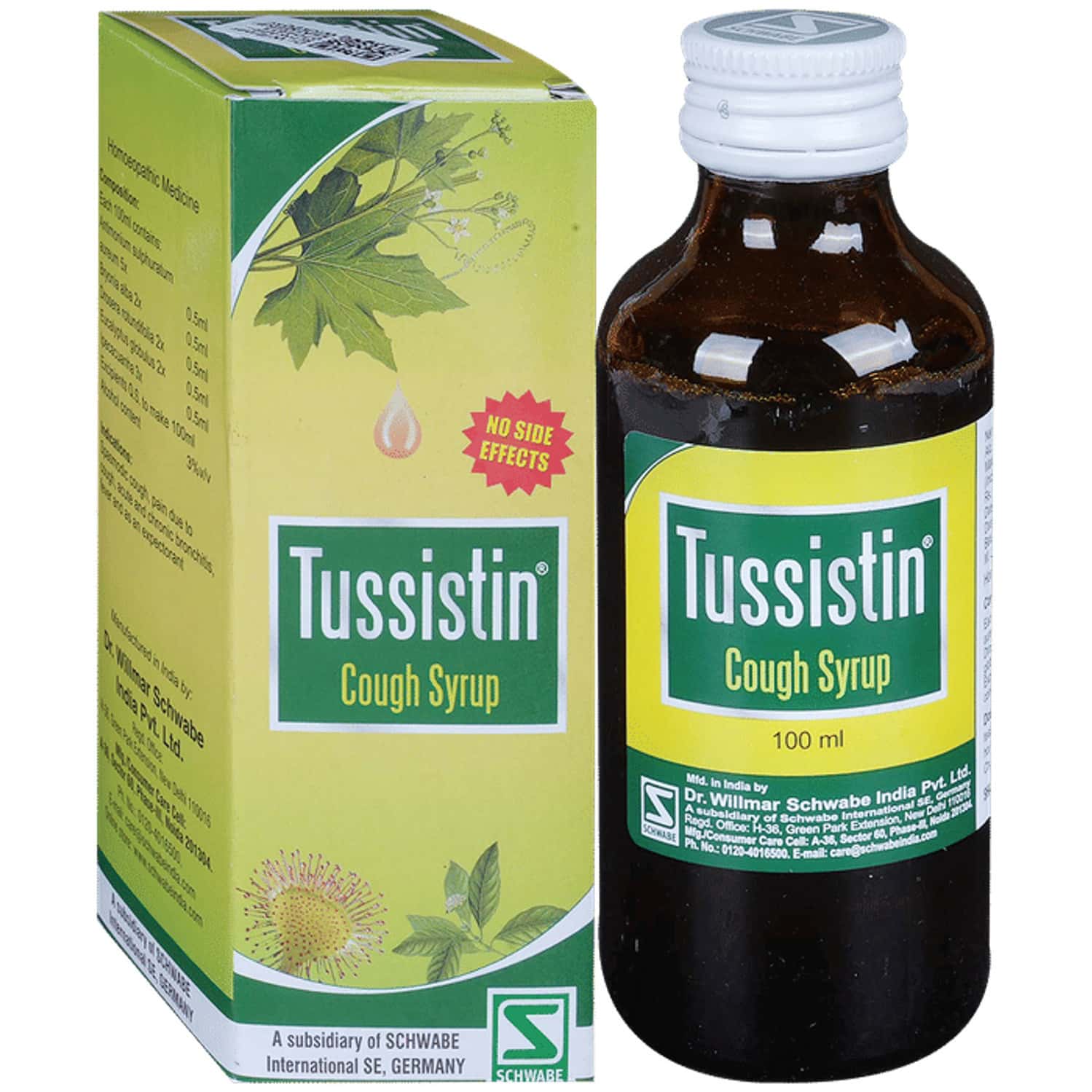 Dr. Willmar Schwabe India Tussistin Syrup 100 Ml