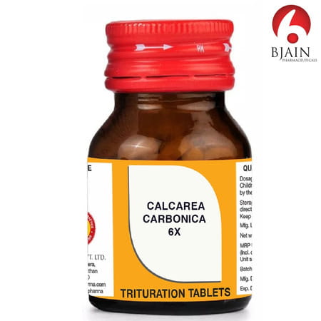Bjain Calcarea Carbonicum Trituration Tablet 6x | 25gm