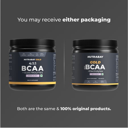 Nutrabay Gold Bcaa 4:1:1 - Berry Blast - 300g