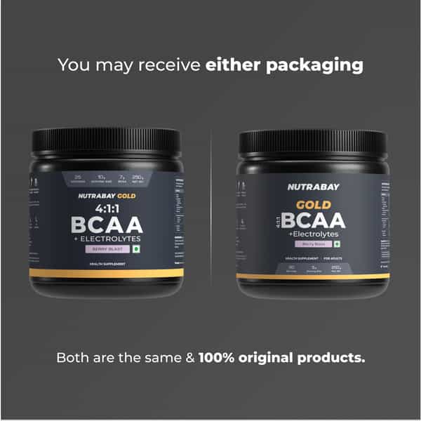 Nutrabay Gold Bcaa 4:1:1 - Berry Blast - 300G