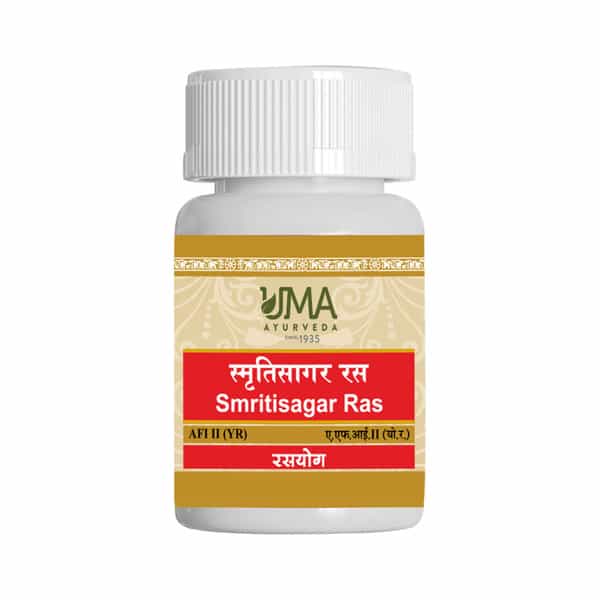 Uma Ayurveda Smritisagar Ras Ayurvedic Tablets 80 Tab