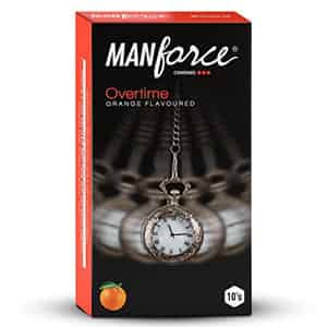 Manforce Condoms (overtime) (orange) 10s