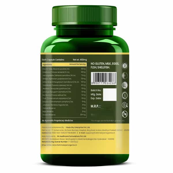 Vlado's Himalayan Organics Pure Shilajit 24 Carat Gold - 60 Veg Capsules