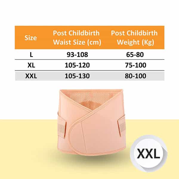 Luvlap Post Natal Maternity Corset Belt Postpartum Tummy Shaper Xxl