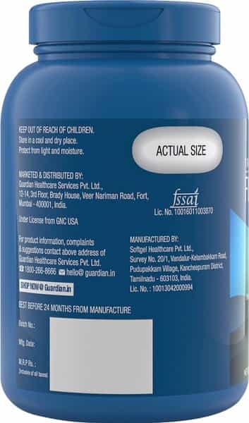 Gnc Triple Strength Fish Oil Plus 1000 + Coq10 - 60 Softgels