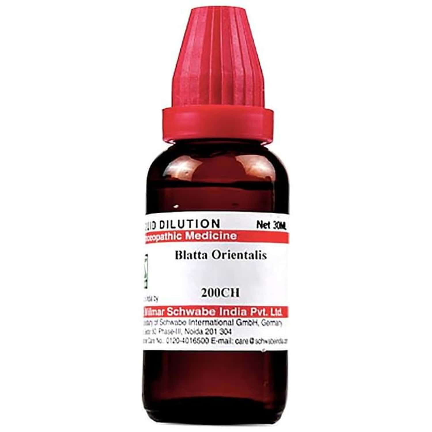 Dr. Willmar Schwabe India Blatta Orientalis Dilution 200 Ch 30 Ml
