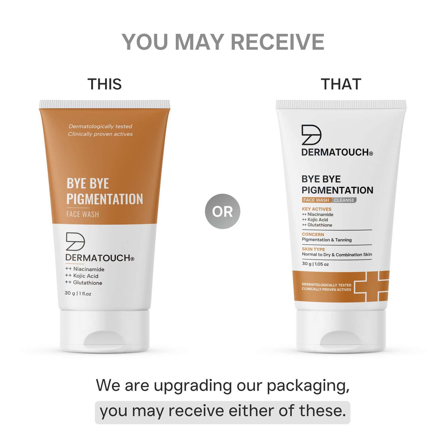 Dermatouch Bye Bye Pigmentation Face Wash | Anti Pigmentation Face Wash For Women/men| 30g