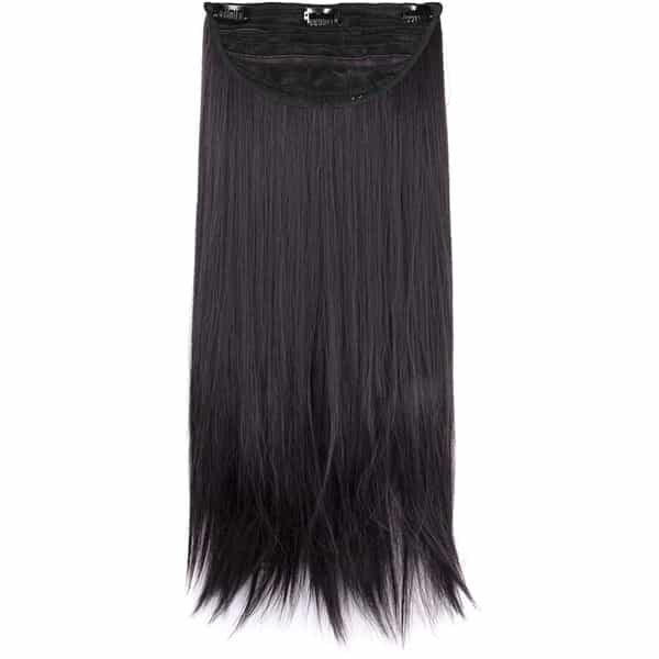 Streak Street Clip-In 18" Natural Black Straight Hair Extensions