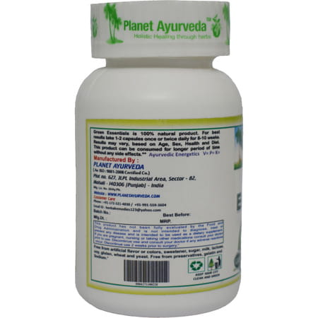Planet Ayurveda Green Essentials - 60 Capsules