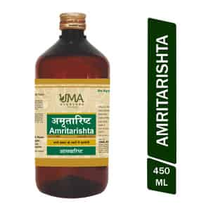 Uma Ayurveda Amritarishta Ayurvedic Syrup | Useful In Fever Immunilogical Jwar (fever) - 450ml