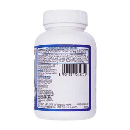 Centrum Omega 3 Fish Oil Bottle Of 60 Capsules