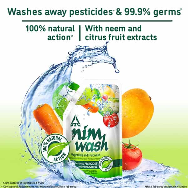 Nimwash Vegetable & Fruit Wash Spray 150 Ml