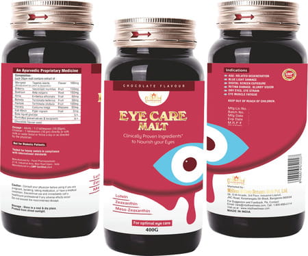 Mbdhwellness Eye Care Malt Vision Health For All Ages {Lutein Zeaxanthin & More} (Pack Of 3)