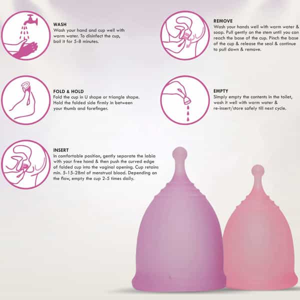 Ezy Menstrual Cup For Medium Or Heavy Flow Post Child Birth For Women Above 25 Years (Large)
