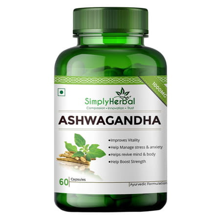 Simply Herbal Ashwagandha Capsule 60 No's
