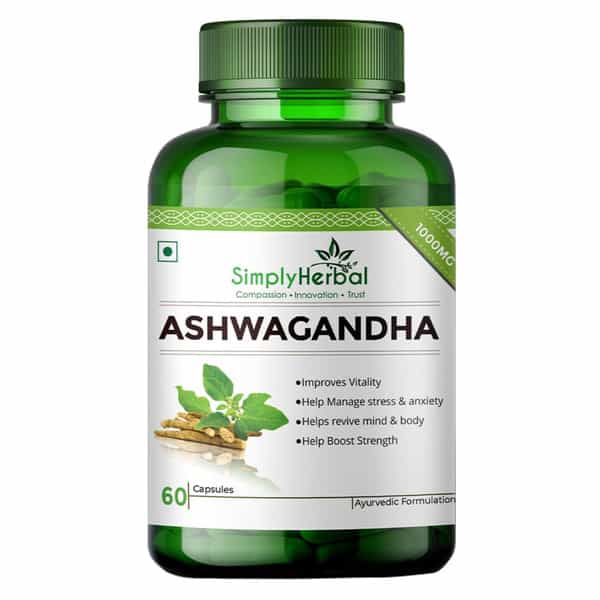 Simply Herbal Ashwagandha Capsule 60 No's