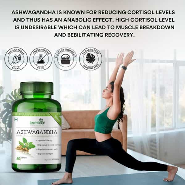 Simply Herbal Ashwagandha Capsule 60 No's