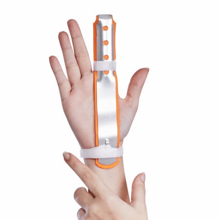 Vissco Finger Splint Long |Helps To Support The Finger After Fracture| Injury &Post Surgery(Orange)