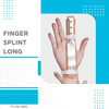 Vissco Finger Splint Long |Helps To Support The Finger After Fracture| Injury &Post Surgery(Orange)