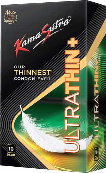 Kamasutra Ultra Thin+ Condoms For Men Pack Of 10