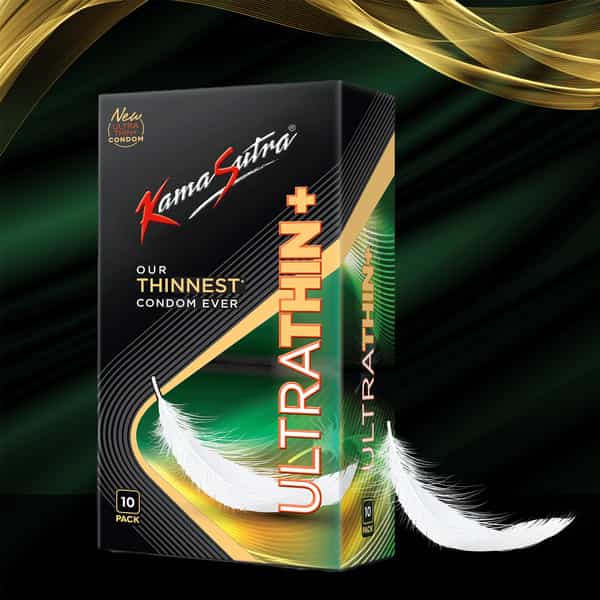 Kamasutra Ultra Thin+ Condoms For Men Pack Of 10