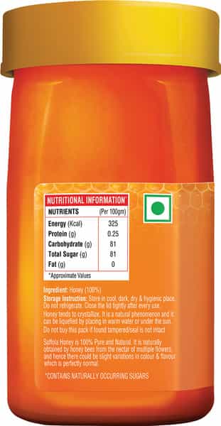 Saffola Honey 100% Pure Nmr Tested Honey 250 G