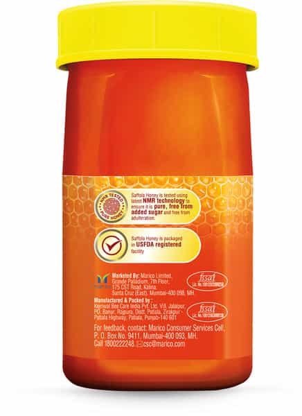 Saffola Honey 100% Pure Nmr Tested Honey 250 G