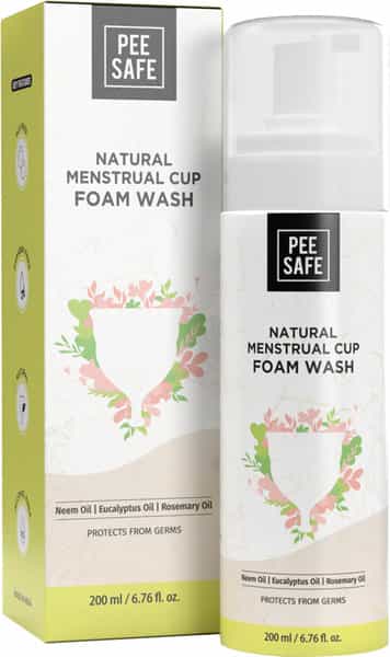 Pee Safe Natural Menstrual Cup Foam Wash (200 Ml)
