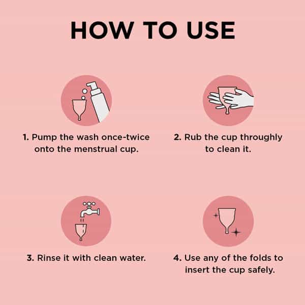 Pee Safe Natural Menstrual Cup Foam Wash (200 Ml)