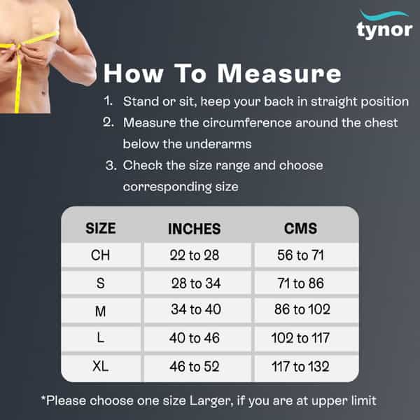 Tynor Posture Corrector Grey Xl 1 Unit