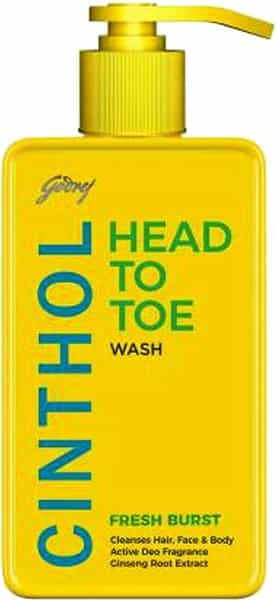Cinthol Head To Toe Wash Fresh Burst - 300Ml