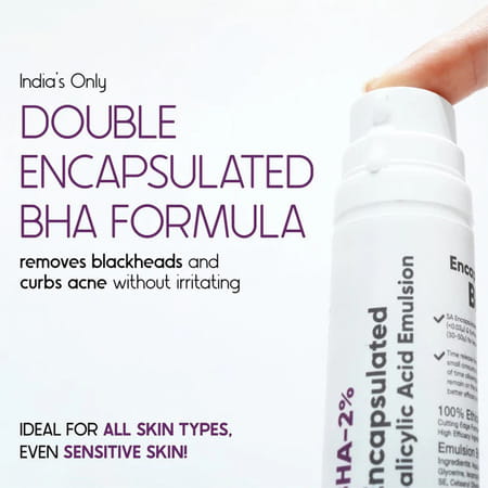 Cos-Iq Bha-2% Encapsulated Salicylic Acid Emulsion 30Ml For Sensitive Skin | Face Exfoliator