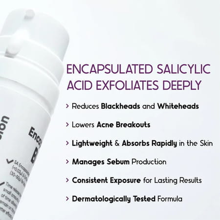 Cos-Iq Bha-2% Encapsulated Salicylic Acid Emulsion 30Ml For Sensitive Skin | Face Exfoliator