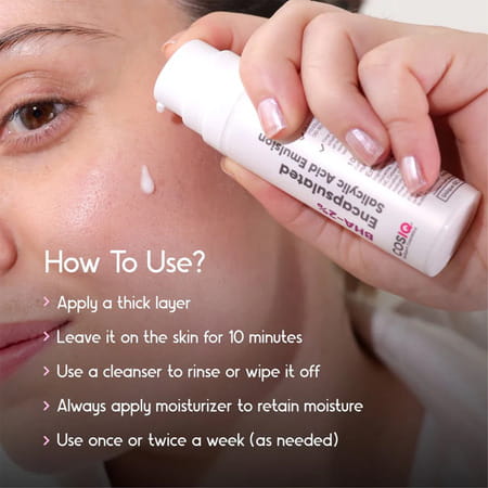 Cos-Iq Bha-2% Encapsulated Salicylic Acid Emulsion 30Ml For Sensitive Skin | Face Exfoliator