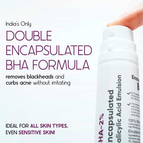 Cos-Iq Bha-2% Encapsulated Salicylic Acid Emulsion 30Ml For Sensitive Skin | Face Exfoliator