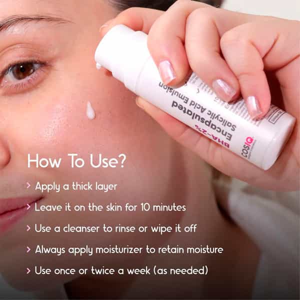 Cos-Iq Bha-2% Encapsulated Salicylic Acid Emulsion 30Ml For Sensitive Skin | Face Exfoliator