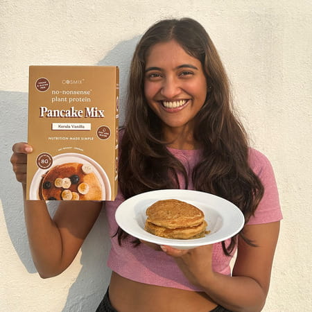 Cosmix - Protein Pancake Mix With No Nonsense Plant Protein | (Assorted | Pack Of 4)