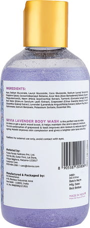 Skivia Lavender Body Wash With Grapeseed | Basil & Mulethi - 200 Ml (200 Ml)