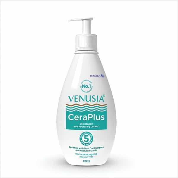 Venusia Ceraplus Skin Repair And Hydrating Lotion For All Skin Types 300 Gm