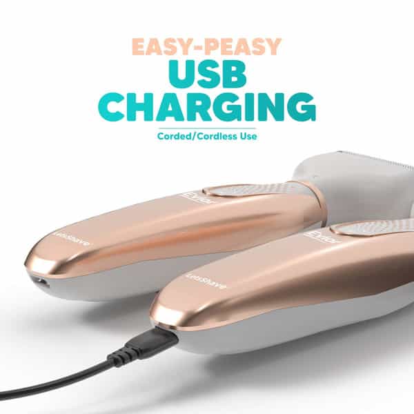 Letsshave Evior 4-In-1 Face & Body Trimmer For Women | 4 Heads & 6 Functions | Skin-Safe Blades
