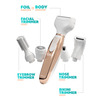 Letsshave Evior 4-In-1 Face & Body Trimmer For Women | 4 Heads & 6 Functions | Skin-Safe Blades