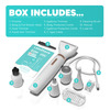 Letsshave Evior 4-In-1 Face & Body Trimmer For Women | 4 Heads & 6 Functions | Skin-Safe Blades