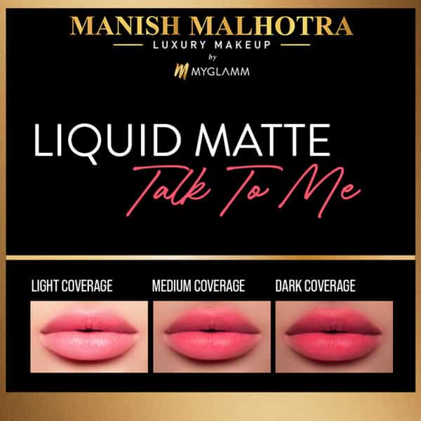Manish Malhotra Beauty By Myglamm Liquid Matte Lipstick-Talk To Me